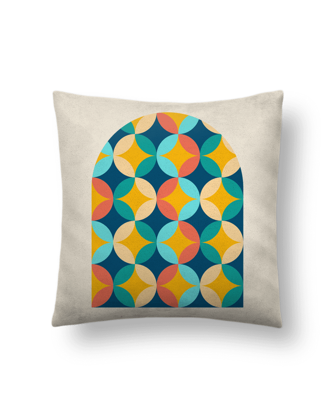 Coussin suédine Blink Mozaik par GRAFIT