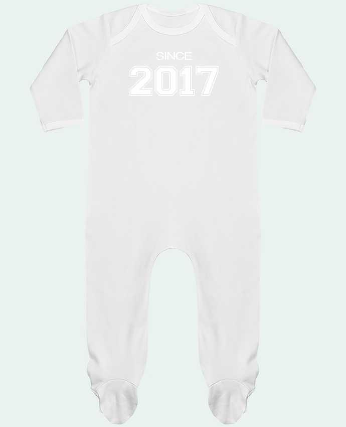 Body Pyjama Bébé Since 2017 blanc par justsayin