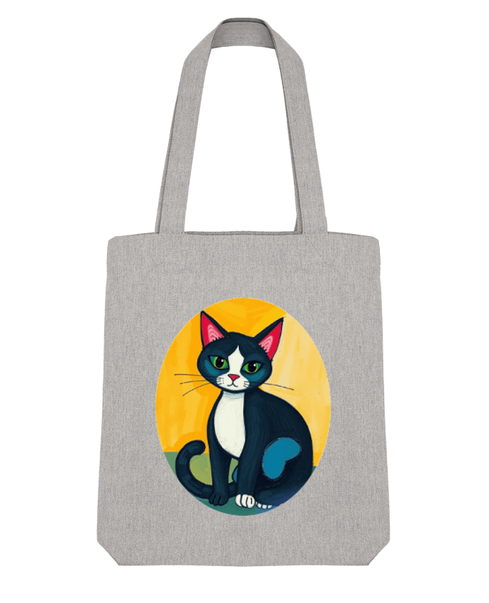 Tote Bag Stanley Stella Chat picasso par Toncadeaupersonnalisé_34 
