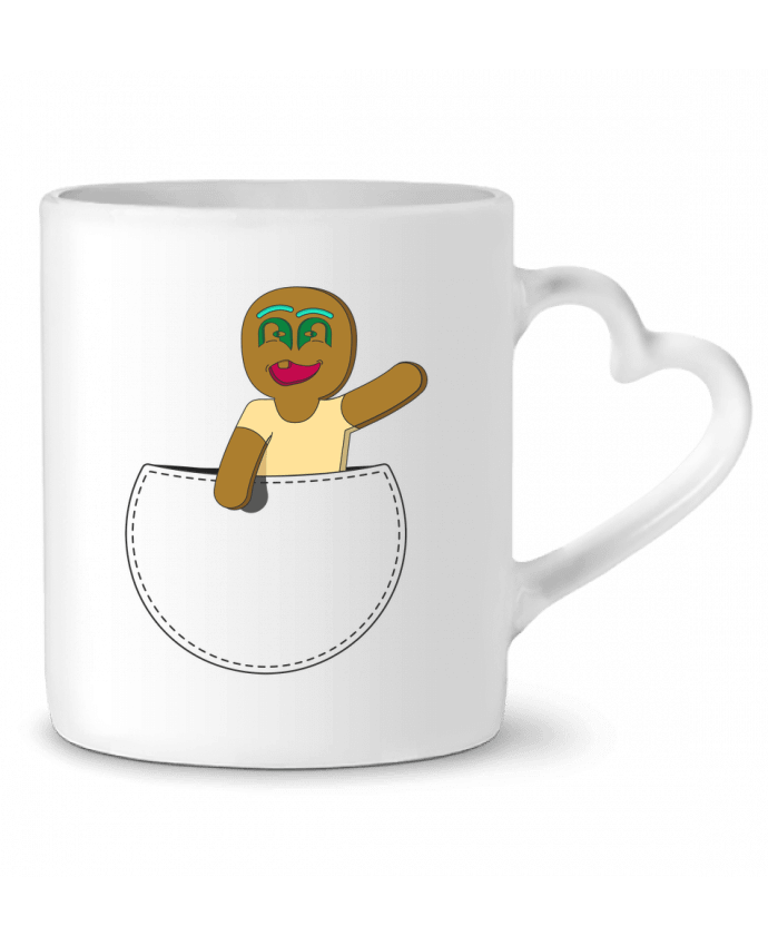 Mug coeur COOKIE IN POCKET par Santiaguen