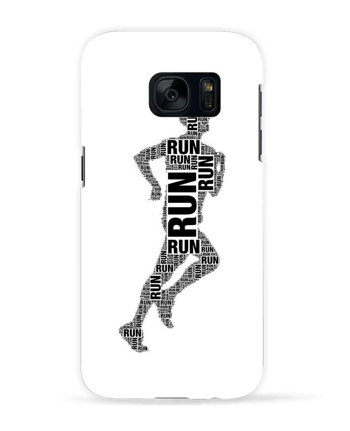 Case 3D Samsung Galaxy S7 Silhouette running by justsayin