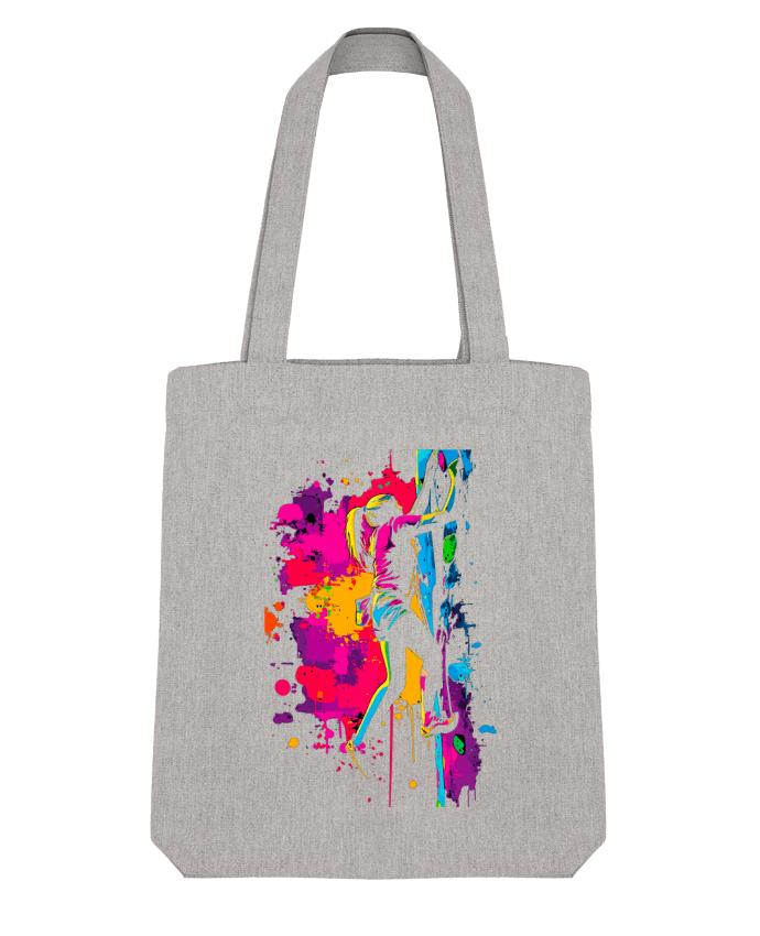 Tote Bag Stanley Stella Grimpeuse Color Splash par K-art-S 