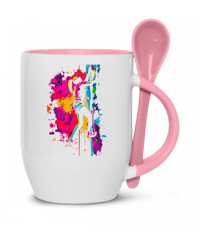  Tasse cuillère Grimpeuse Color Splash par K-art-S
