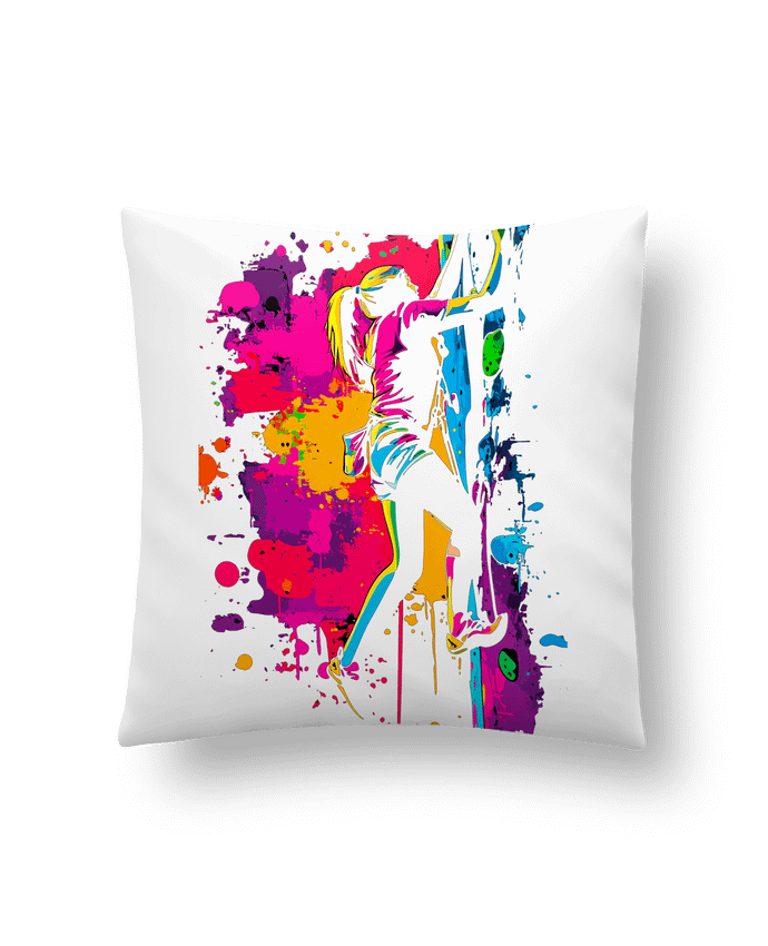 Coussin Grimpeuse Color Splash par K-art-S