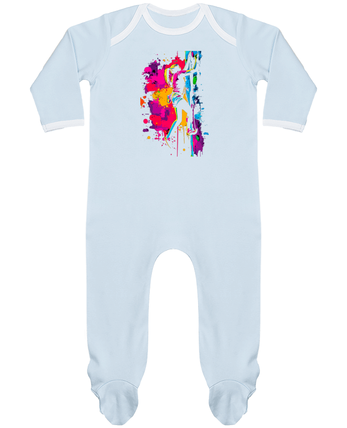 Body Pyjama Bébé Grimpeuse Color Splash par K-art-S