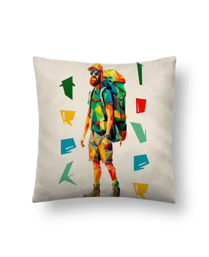 Coussin suédine Trek lover par K-art-S