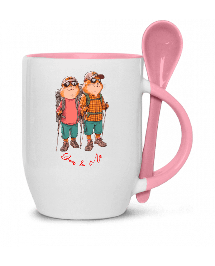  Tasse cuillère You and Me par K-art-S