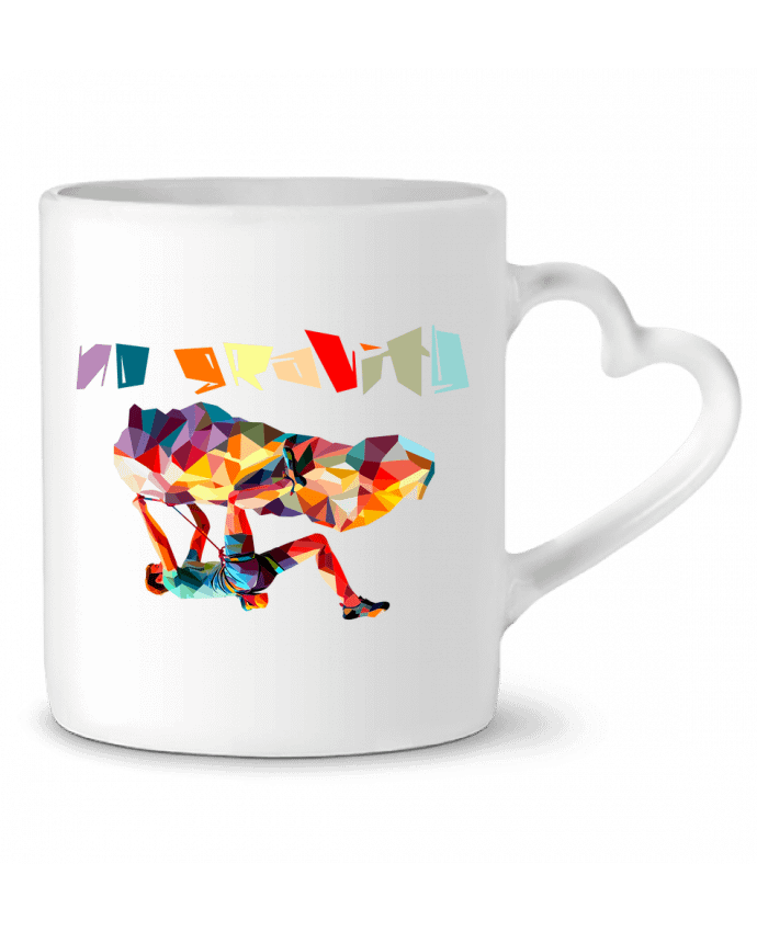 Mug coeur No gravity par K-art-S