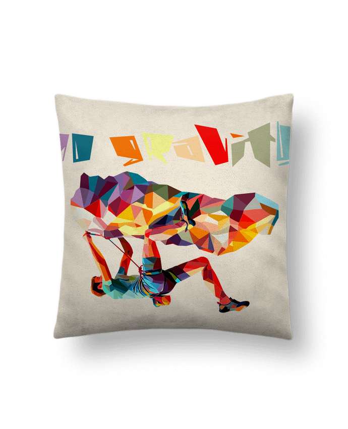 Coussin suédine No gravity par K-art-S