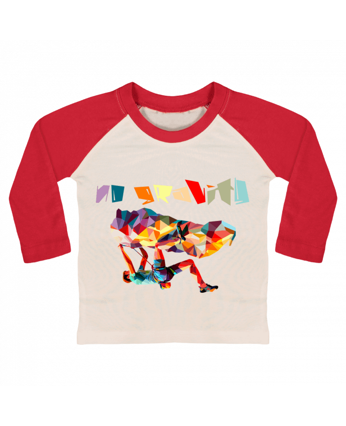 Tee-shirt Bébé Baseball ML No gravity par K-art-S