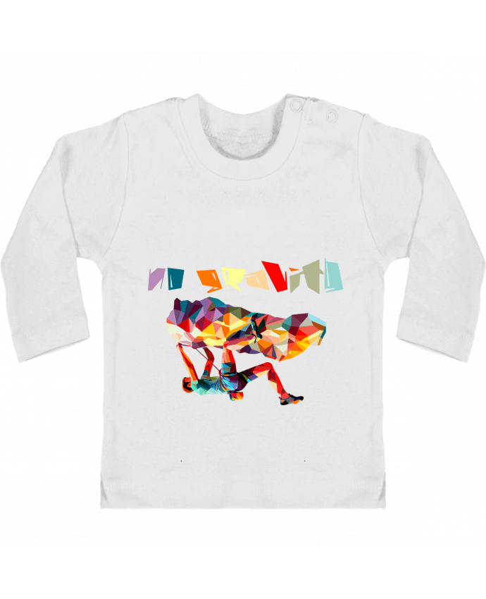 T-shirt bébé No gravity manches longues du designer K-art-S