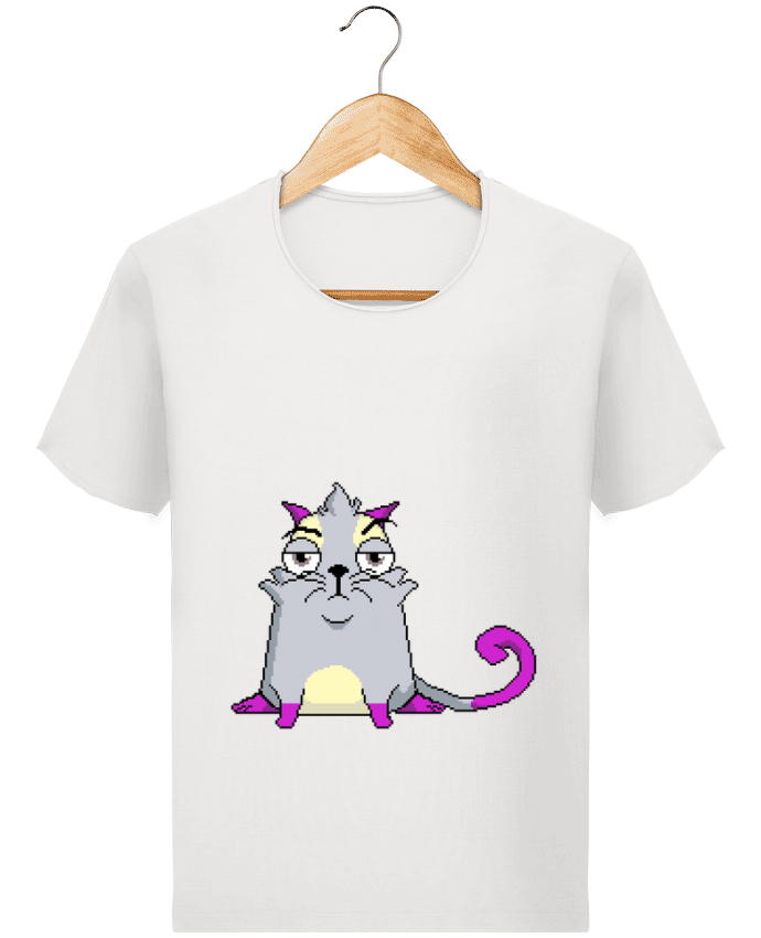  T-shirt Homme vintage Pixil Cryptokitty par Arturoz