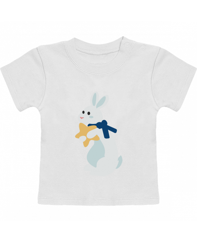 T-shirt bébé Lapin de noel manches courtes du designer Princesse Gargouille 