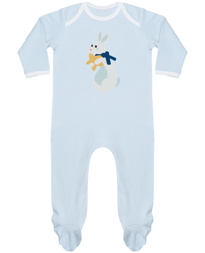 Body Pyjama Bébé Lapin de noel par Princesse Gargouille 