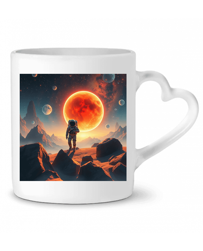 Mug coeur space par design.aurora