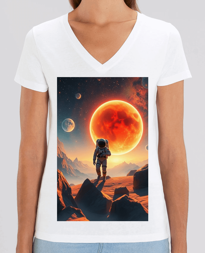 Tee-shirt femme space Par  design.aurora