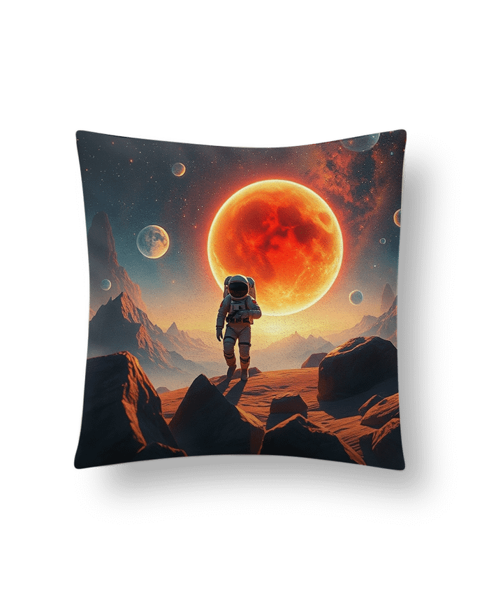 Coussin suédine space par design.aurora