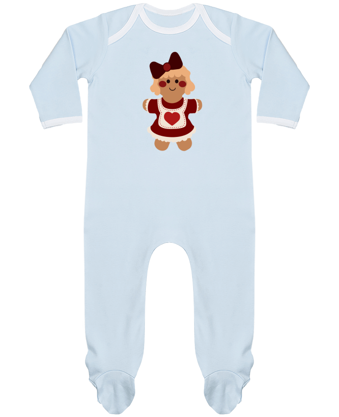 Body Pyjama Bébé Madame pain d'épice de noël par Babu 