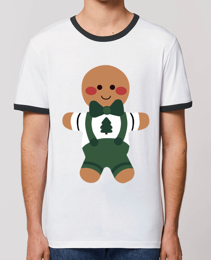 T-shirt Biscuit monsieur sapin par Babu 