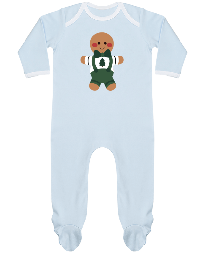 Body Pyjama Bébé Biscuit monsieur sapin par Babu 