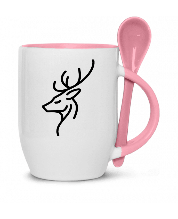  Tasse cuillère Design Renne sublime, élégance minimaliste par Bobraïs