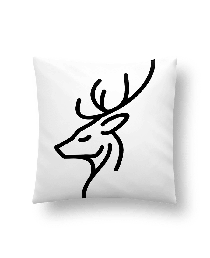 Coussin Design Renne sublime, élégance minimaliste par Bobraïs