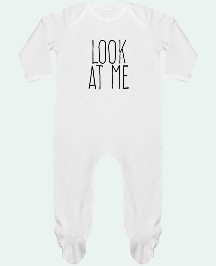 Baby Sleeper long sleeves Contrast Look at me by justsayin