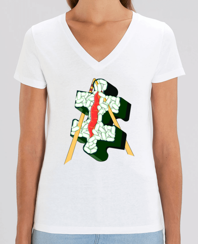 Tee-shirt femme SUSHI PIECE Par  Santiaguen