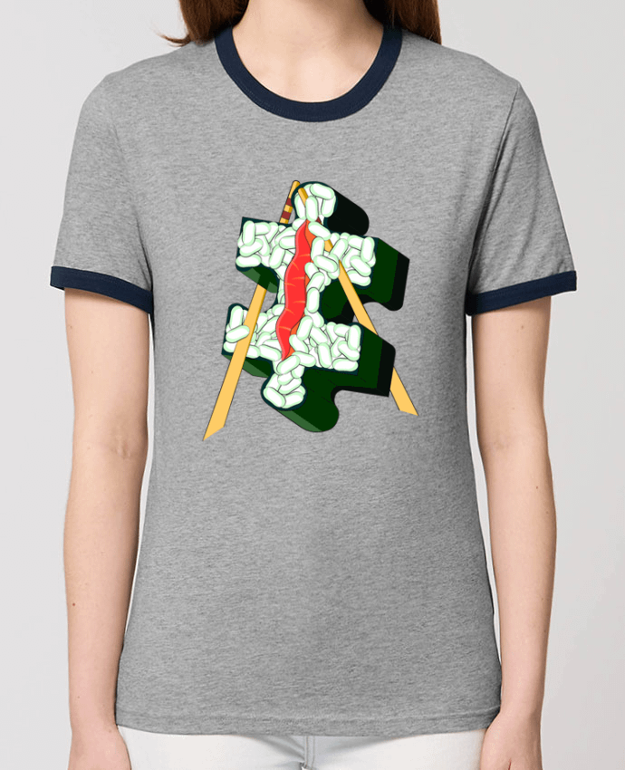 T-shirt SUSHI PIECE par Santiaguen