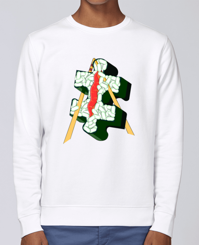 Sweatshirt SUSHI PIECE par Santiaguen