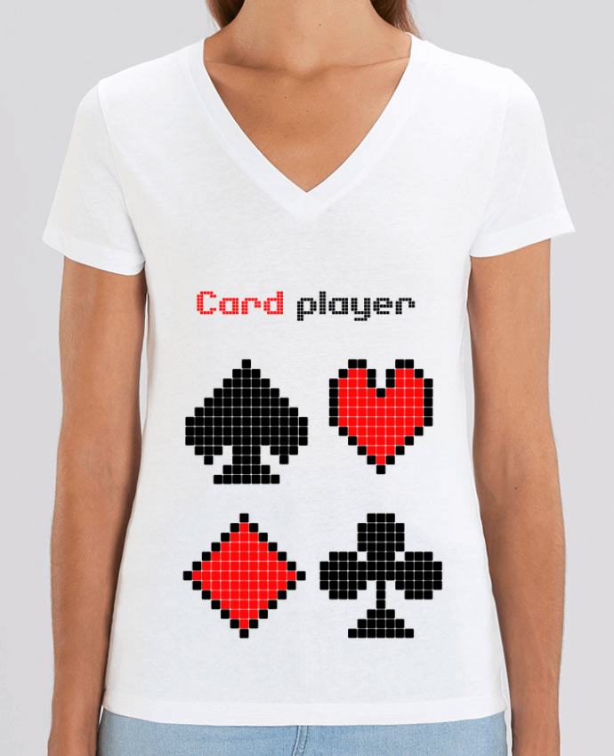 Tee-shirt femme Rigged Poker - Pixel Art - Card Player Par  Rigged Poker Shop