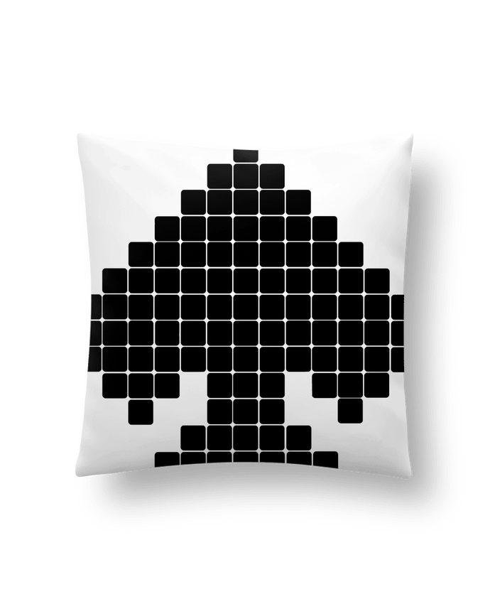 Coussin Rigged Poker - Pixel Art - Piques par Rigged Poker Shop