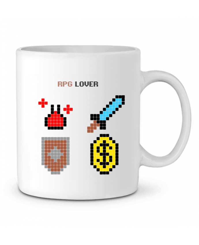 Mug  Rigged Poker - Pixel Art - RPG Lover par Rigged Poker Shop