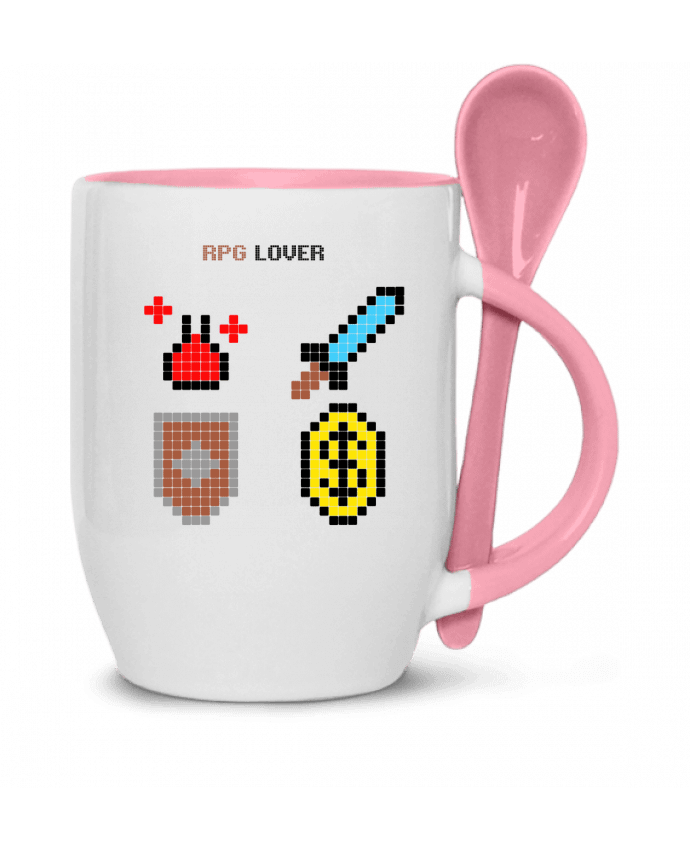  Tasse cuillère Rigged Poker - Pixel Art - RPG Lover par Rigged Poker Shop