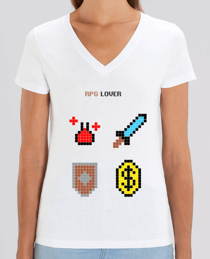 Tee-shirt femme Rigged Poker - Pixel Art - RPG Lover Par  Rigged Poker Shop