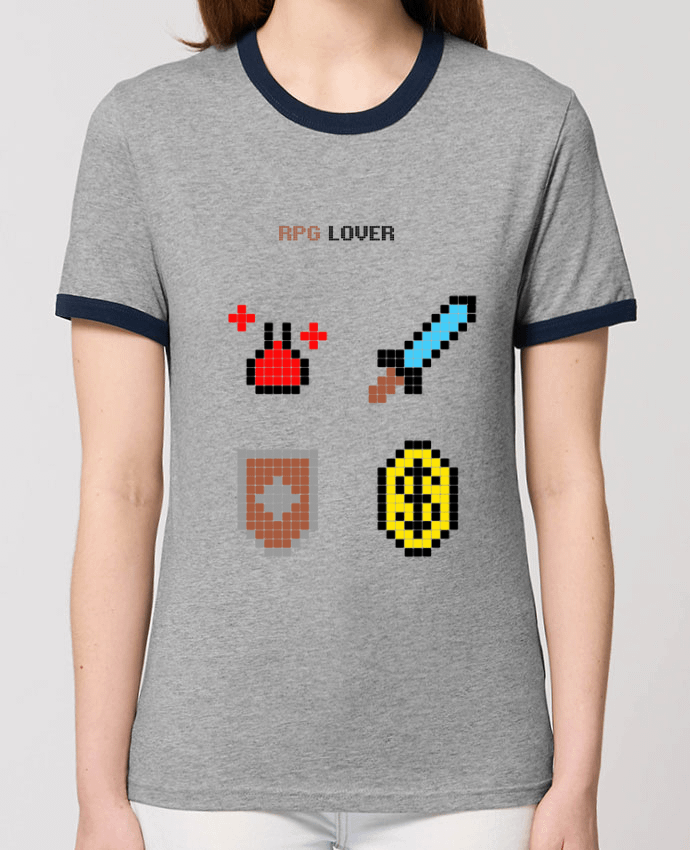 T-shirt Rigged Poker - Pixel Art - RPG Lover par Rigged Poker Shop