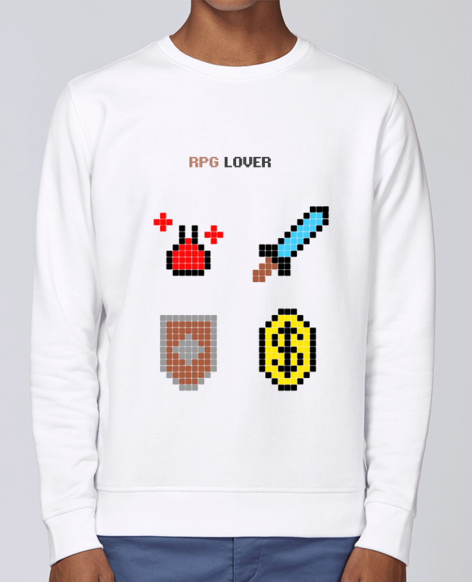 Sweatshirt Rigged Poker - Pixel Art - RPG Lover par Rigged Poker Shop