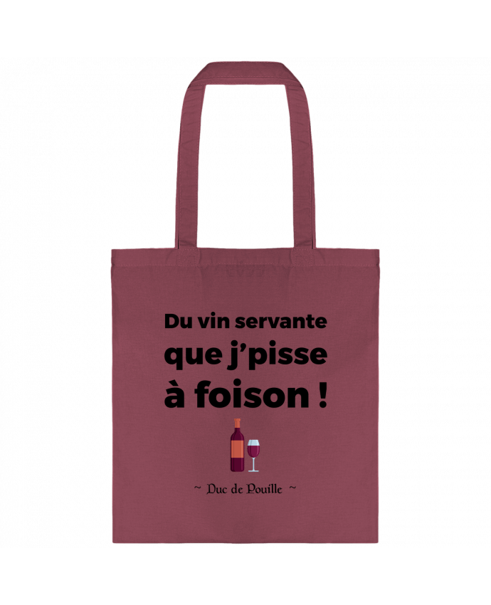 Bolsa de Tela de Algodón Du vin servante por tunetoo