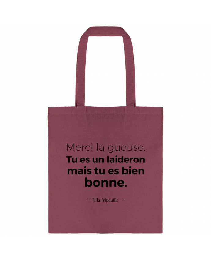Tote-bag Merci la gueuse par tunetoo