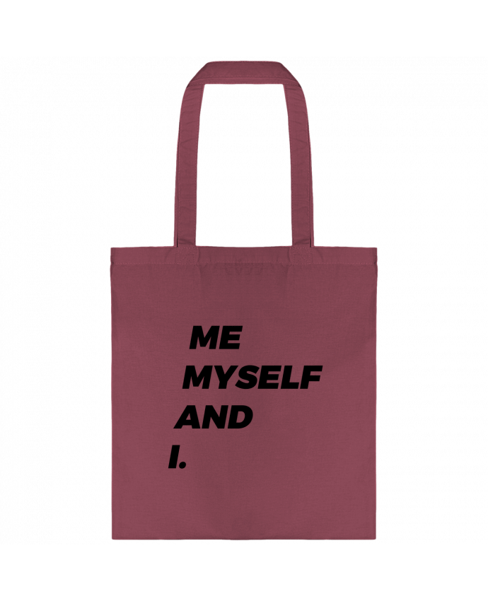 Tote-bag me myself and i. par tunetoo