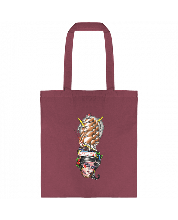 Tote-bag Life Sucks par david