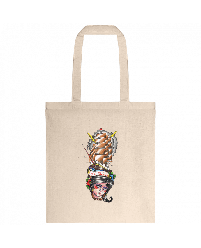 Tote-bag Life Sucks par david