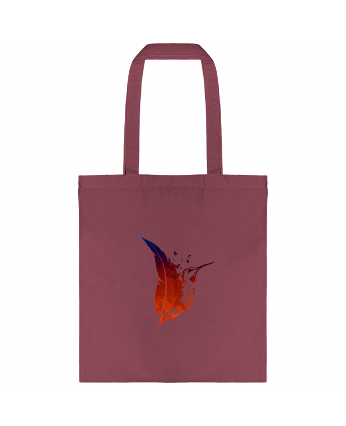 Bolsa de Tela de Algodón plume colibri por Studiolupi