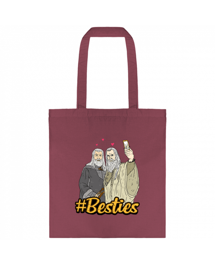 Tote-bag #Besties Seigneur des anneaux par Nick cocozza