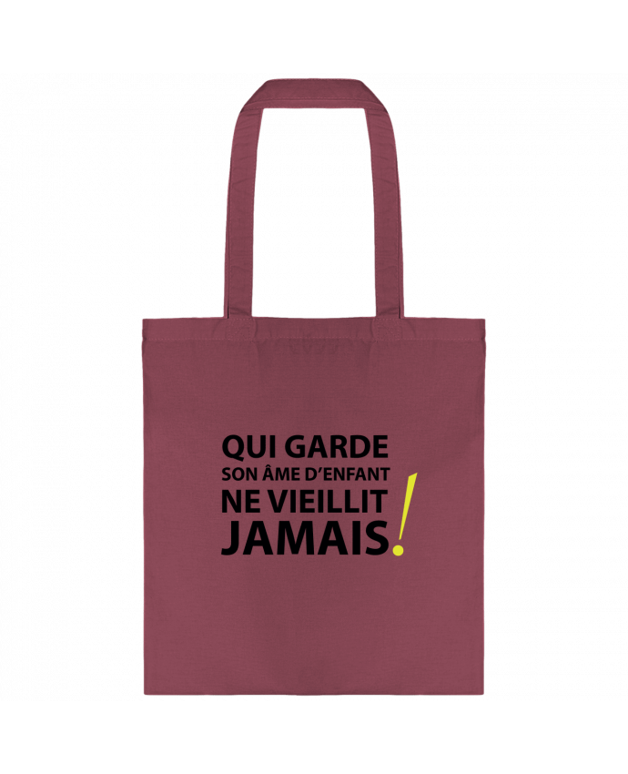 Tote-bag Qui garde son âme d'enfant ne vieillit jamais par LF Design