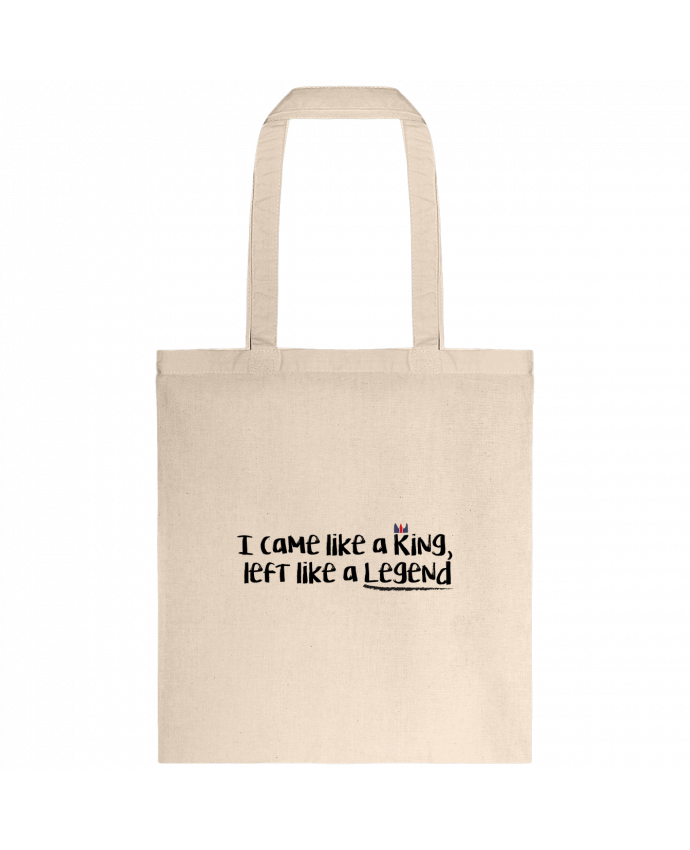 Tote-bag I came like a king par tunetoo