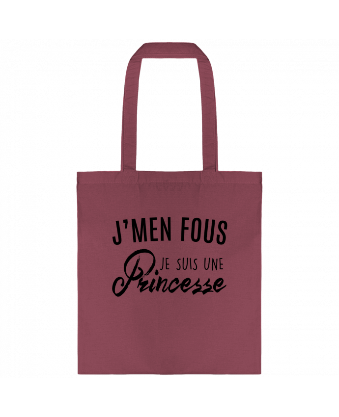 Tote-bag J'men fous je suis une princesse par La boutique de Laura