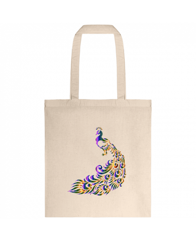 Tote-bag Paon de Héra par Manuela de la Mora