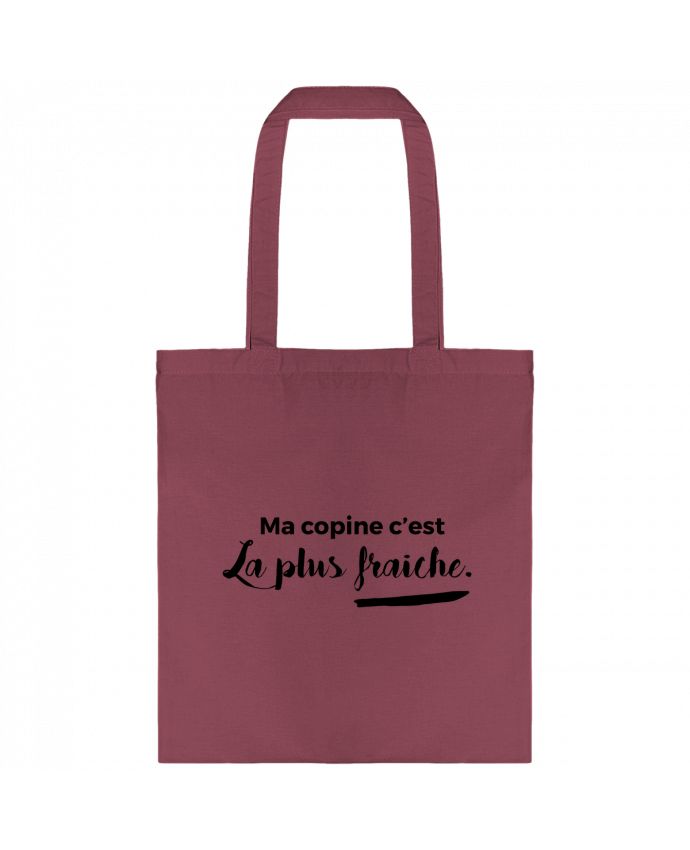 Tote-bag Ma copine c'est la plus fraiche par tunetoo