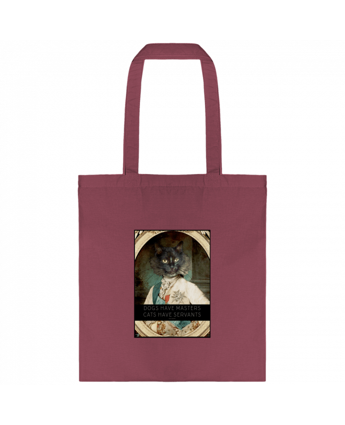 Tote Bag cotton King Cat by Tchernobayle